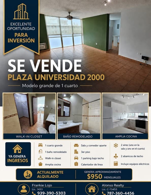 Cond. Plaza Universidad 2000 - SJ