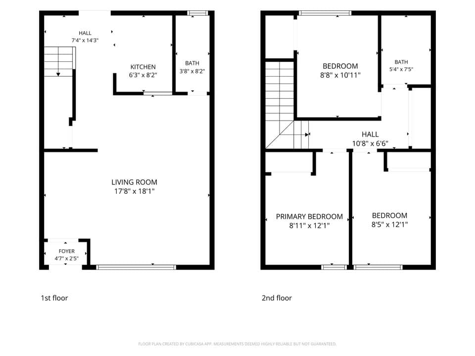 3 Beds 2 Baths Townhouse