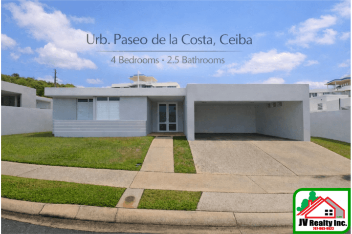 URB PASEO DE LA COSTA, 4HB-2.5B, Hermosa! ,
en Ceiba Puerto Rico Casa en Urbanizacion - Paseo De La Costa