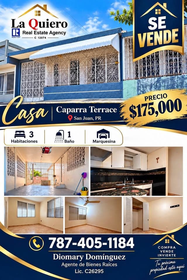 SE VENDE CASA EN CAPARRA TERRACE, SAN JUAN