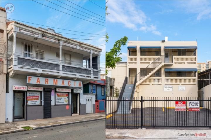 TWO INCOME-PRODUCING MULTIFAMILY PROPERTIES,
en San Juan - Santurce Puerto Rico MultiFamiliar - Mix Use en Sector - Fernandez Juncos