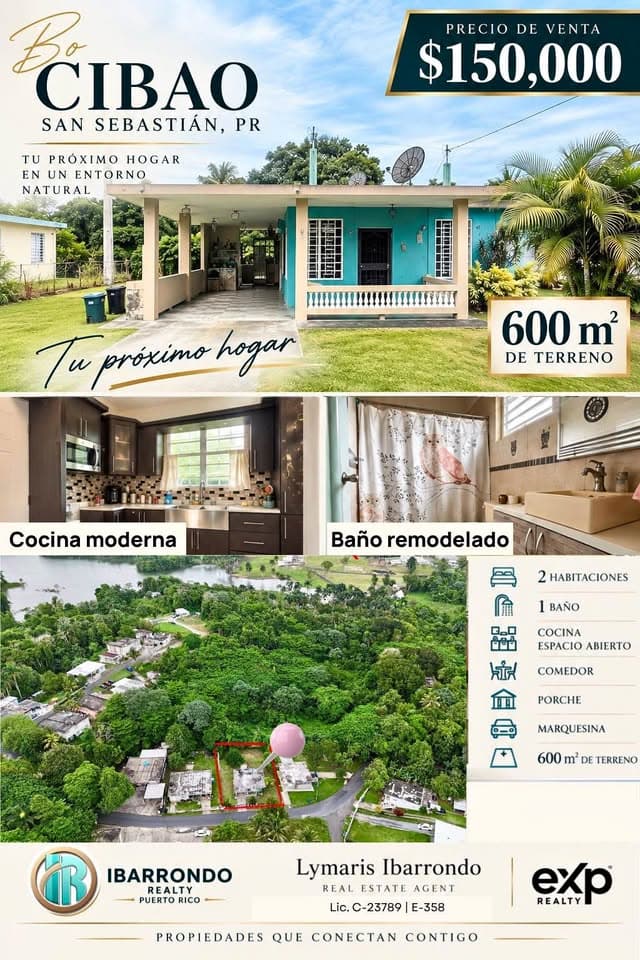 🏡 FOR SALE!🔥🔥🔥 BO. CIBAO, SAN SEBASTIÁN - $150,000