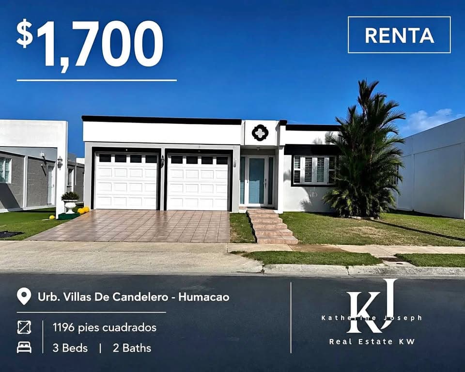 🏡 ¡SE RENTA EN HUMACAO! | VILLAS DE CANDELERO

3 habitaciones | 2 baños | 1,196 p² | Marquesina