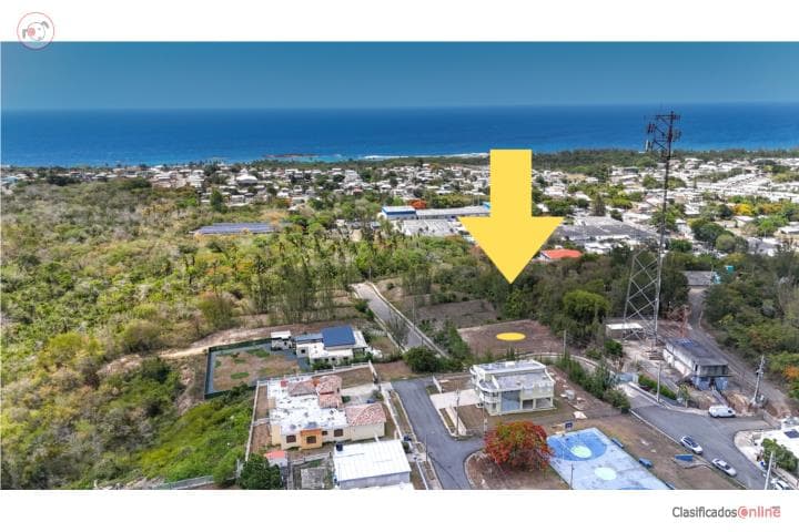 Solar Camuy vista al mar y control de acceso,
en Camuy Puerto Rico Solar en Barrio - Puente