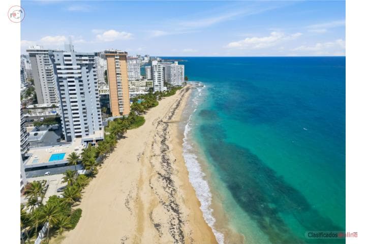 Kings Court 61: Ocean Views, hi ceilings,
en San Juan - Condado-Miramar Puerto Rico Apartamento en Sector - Condado