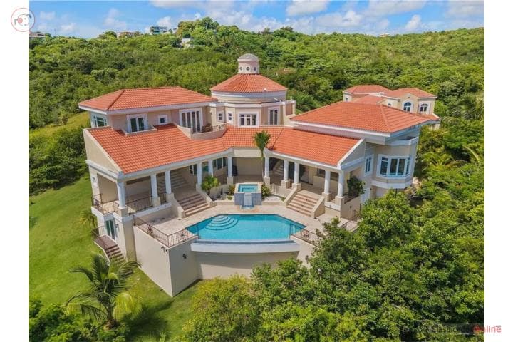 Casa Cocoloba — Mediterranean Estate,
en Humacao - Palmas Puerto Rico Casa en Urbanizacion - Shell Castle, Palmas del Mar