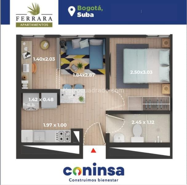 Apartamento en Tuna Baja, Suba