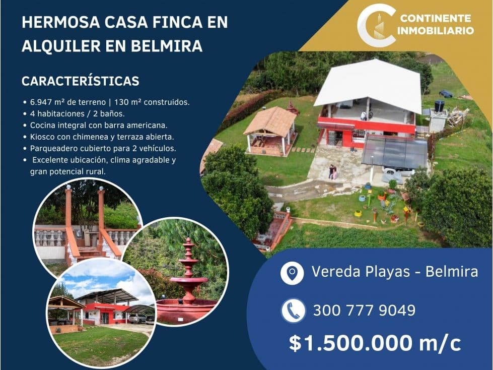 Vereda Playas Belmira