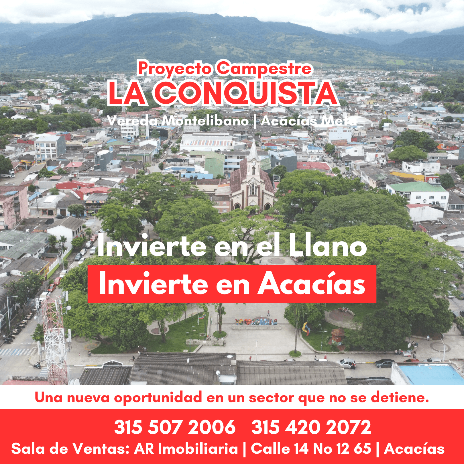 Lote en Venta en Montelibano, Acacías